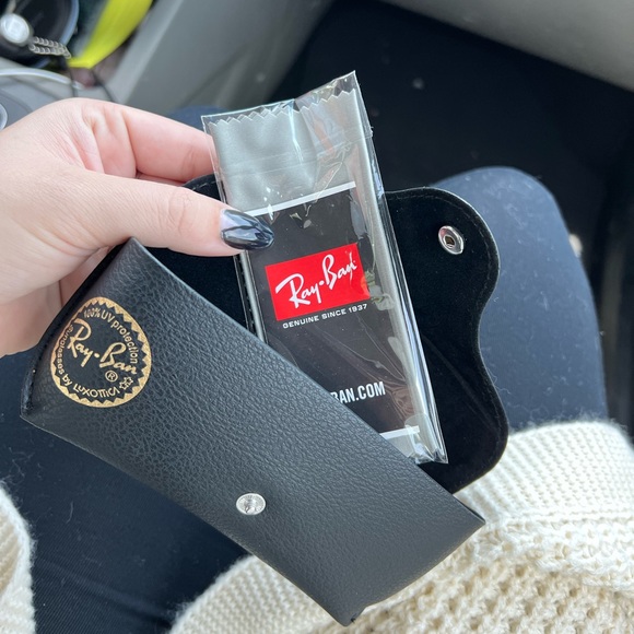 Ray Ban aviator total black sunglasses - Picture 6 of 6